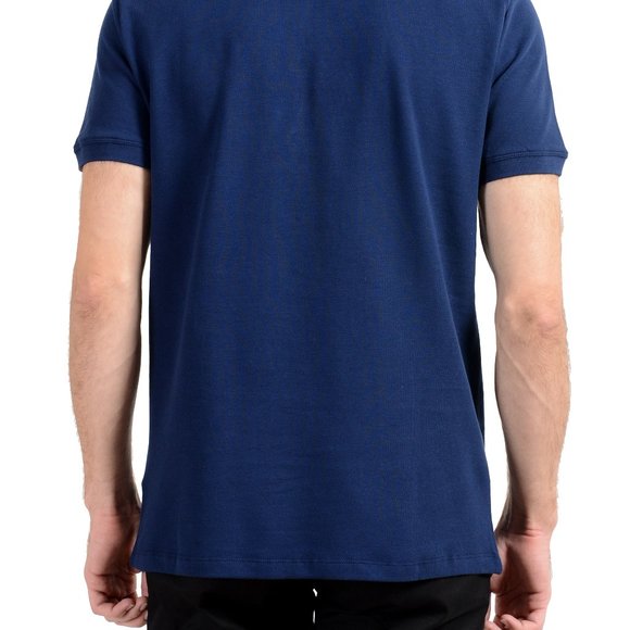 Versace Collection Men's Dark Blue Polo Shirt - Picture 7 of 7